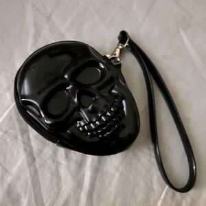 Skull Wristlet Coin Purse